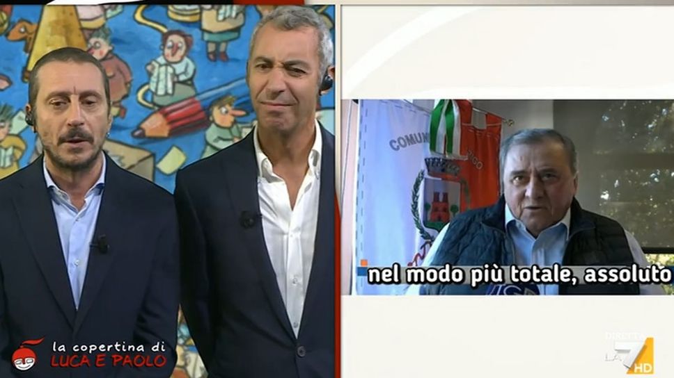 La satira di Luca e Paolo contro il sindaco Francesco Vincenzi La satira di Luca e Paolo contro il sindaco Francesco Vincenzi