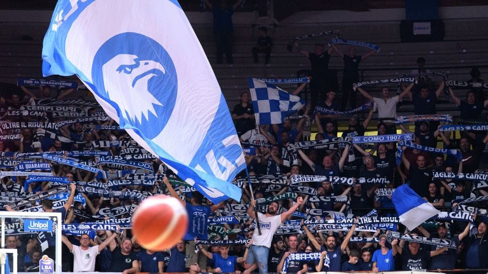 Gli Eagles in curva al PalaFitLine di Desio