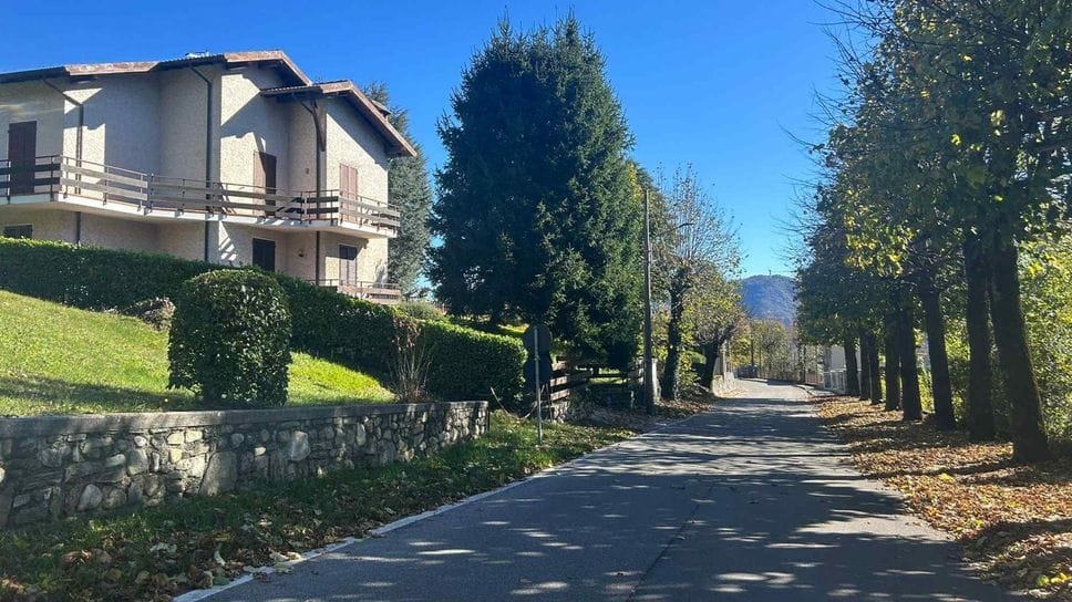La zona dove sono avvenuti i furti a Caglio
