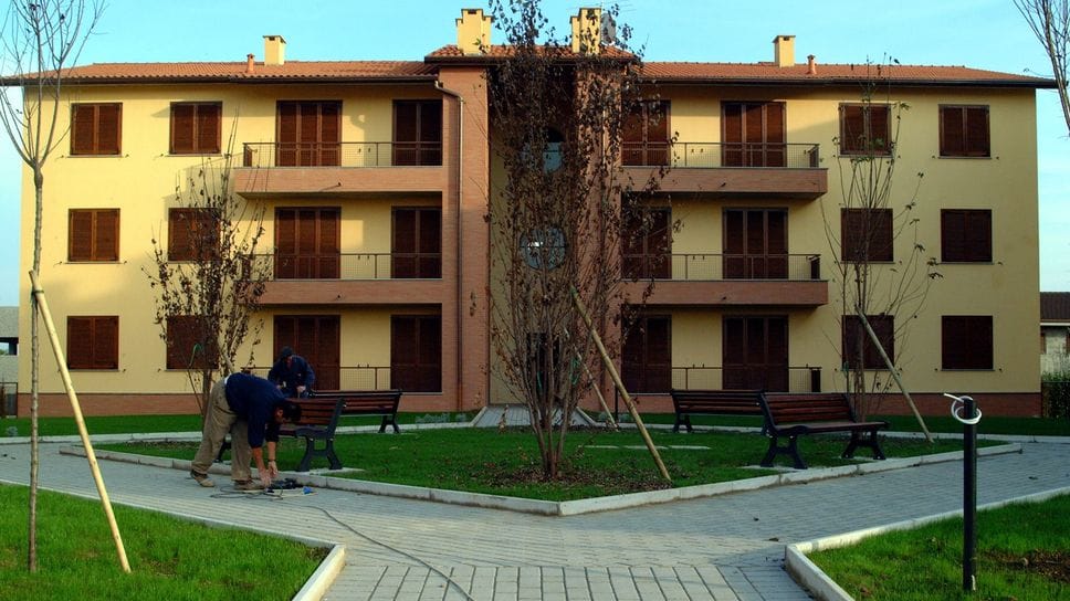 Case Aler di via Silvio Pellico a Mozzate