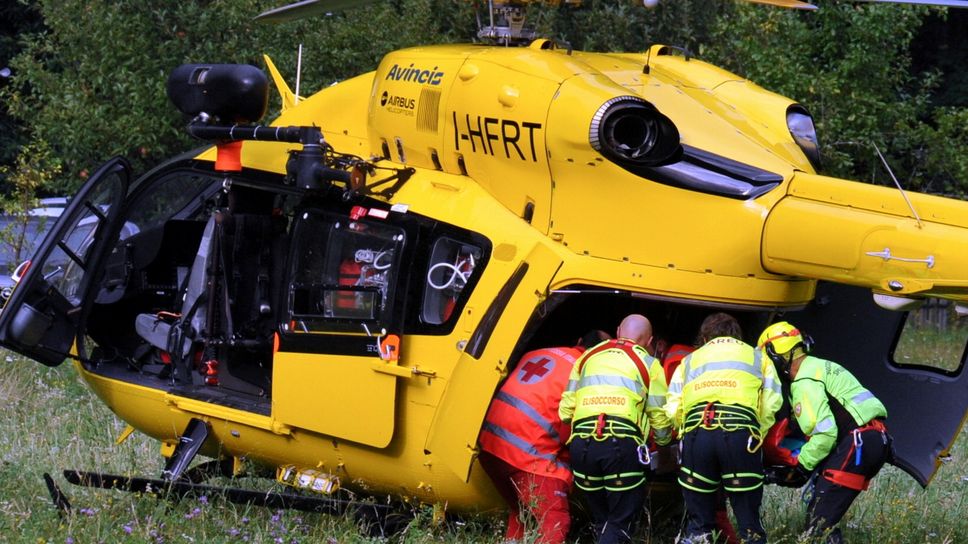 Un intervento di soccorso dell’ambulanza del 118 di Sondrio