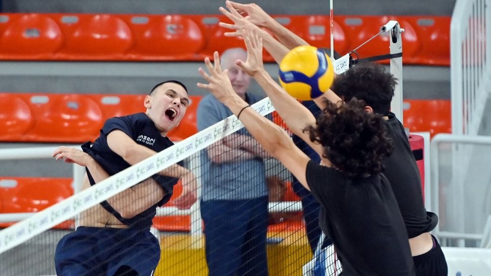 Un allenamento della Campi Reali Un allenamento della Campi Reali