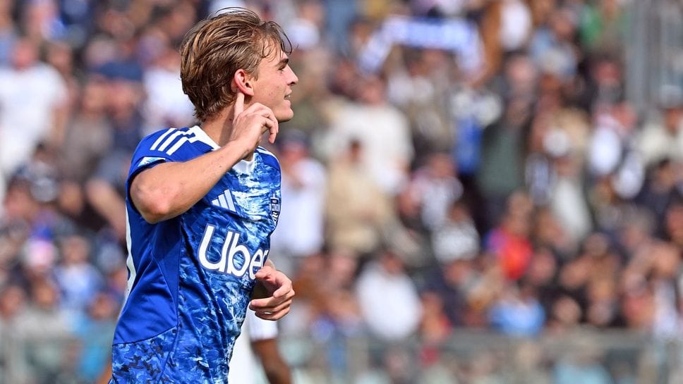 L’esultanza di Nico Paz