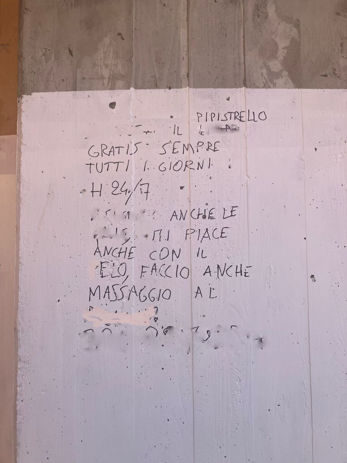 Le scritte a scuola da noi censurate
