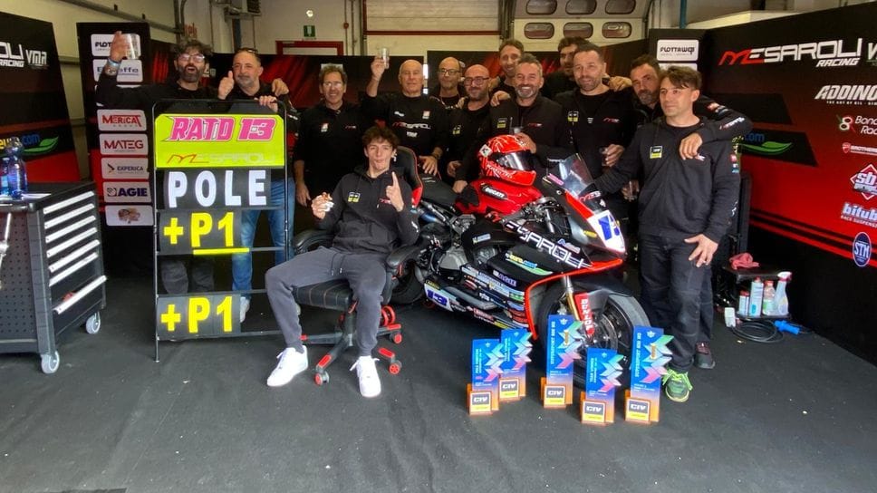 Rato festeggia   il doppio successo  del Mugello