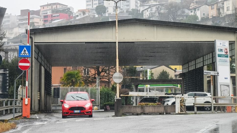 La dogana di Maslianico: il comune corrispondente sul fronte ticinese è quello di Pizzamiglio