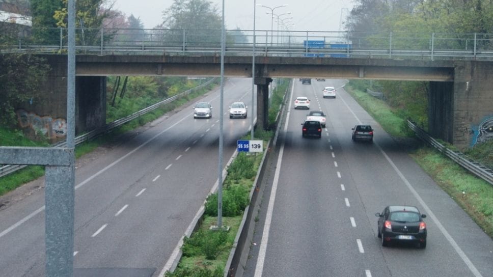 Un tratto della Milano-Meda