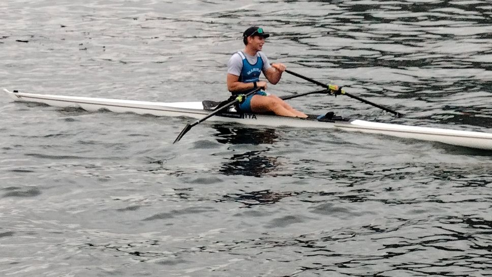L’arrivo di Marco Selva  (Marina Militare/Cernobbio), vincitore della gara maschile