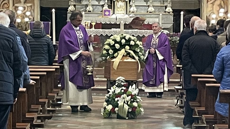 Dasinistra don Giusto Della Valle e don Giovanni Afker