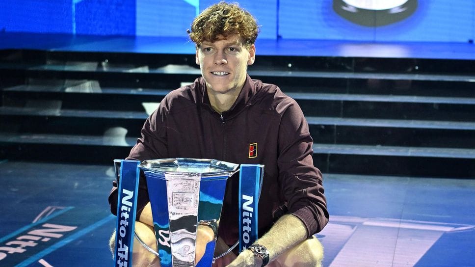 Sinner dopo la vittoria alle Atp Finals di Torino