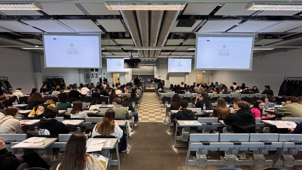 L’ingresso alle prove all’Università dell’insubria