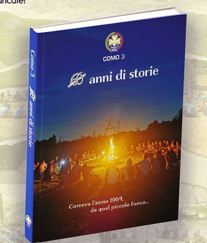 La copertina del libro realizzato per festeggiare i 60 anni di storia del gruppo Scout