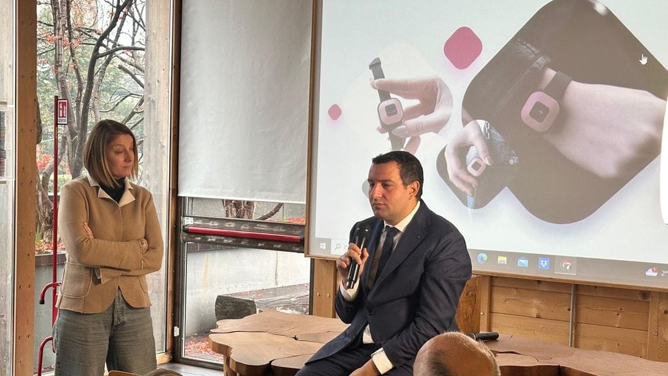 L’assessore Natalia Cattini e il ceo di WinLet, Pier Carlo Montali