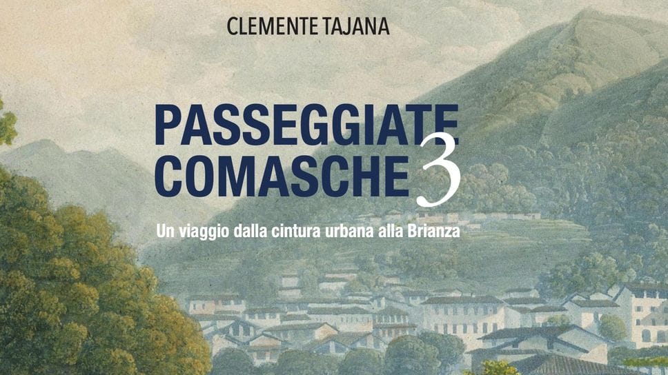 Particolare della copertina del libro “Passeggiate comasche 3” pubblicato da New Press Edizioni