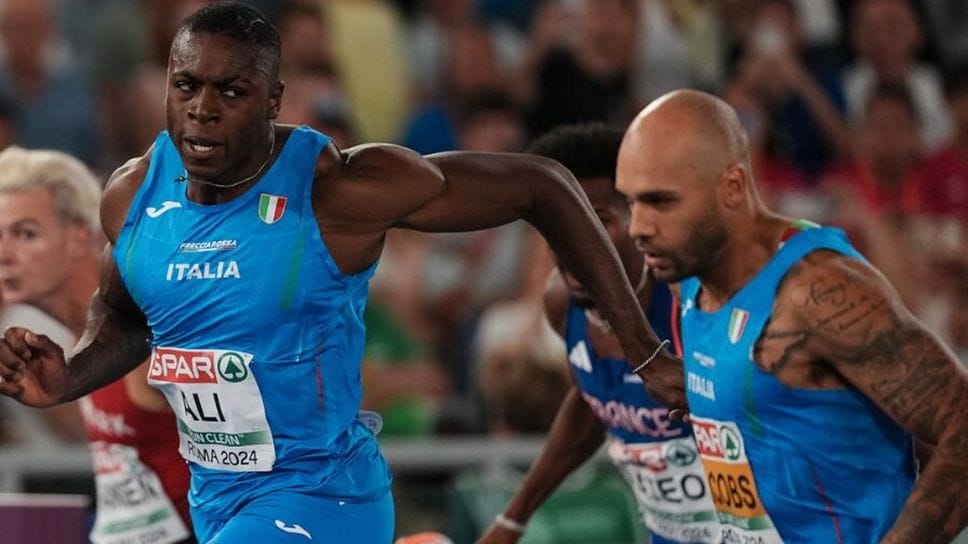 Chituru Ali (a sinistra) e Marcell Jacobs, entrambi “retrocessi”