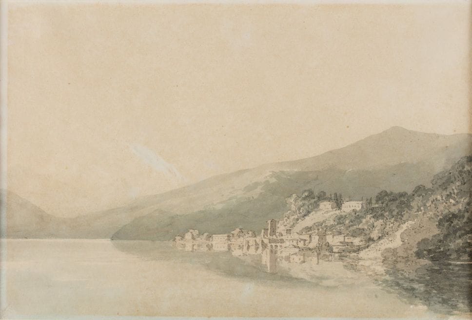 William Turner (1775–1851), Convent at Villa Giulia, Lake Como, Gallery Oldham