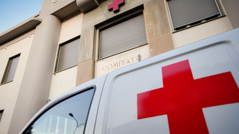 La sede di via Italia Libera del Comitato di Como di Croce Rossa