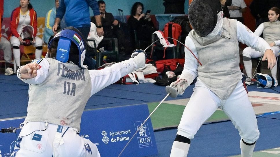 Carlotta Ferrari, quarta delle italiane ieri nella Coppa del Mondo di fioretto a Palma di Maiorca