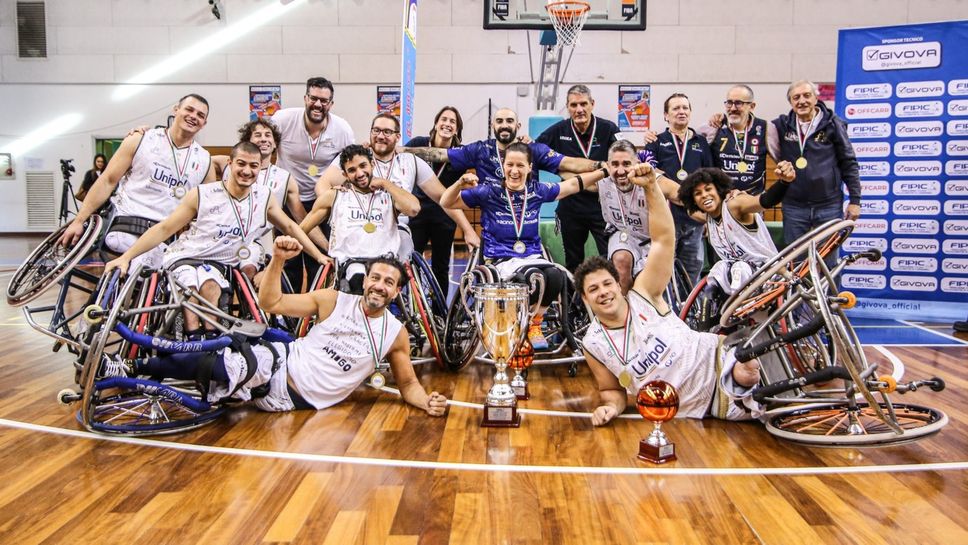 La festa dell’Unipol Briantea84 , per l’ottava volta supercampione d’Italia (foto Vezzoli)