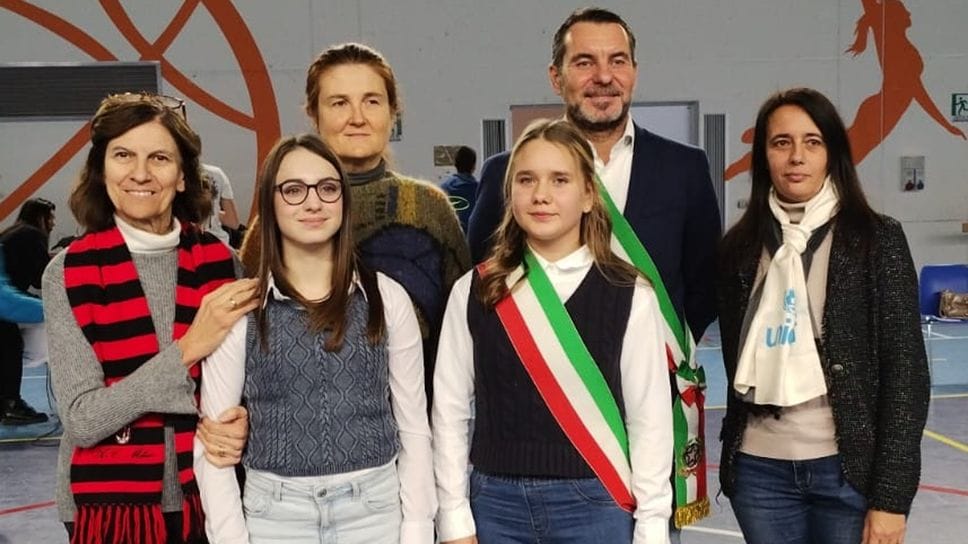 Mariella Bernasconi, Emma Tagliabue, Annamaria Bertoni, Viktoriia Berkut, Simone Moretti e Manuela Bovolenta