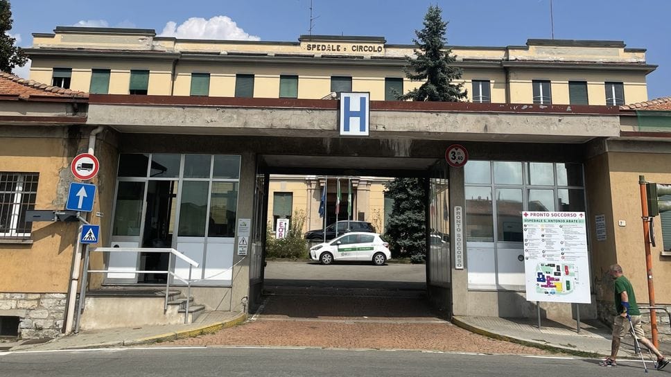 L’ingresso dell’ospedale Sant’Antonio Abate di Cantù