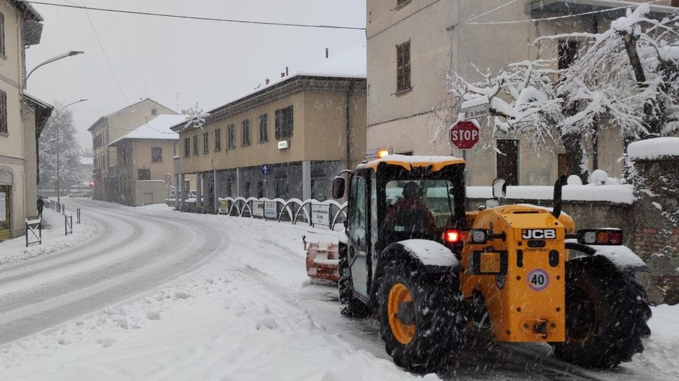 Una nevicata a Olgiate di qualche anno fa
