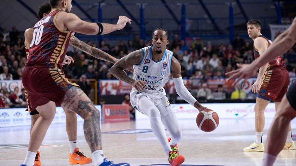 Jordan Bowden domenica scorsa a Venezia