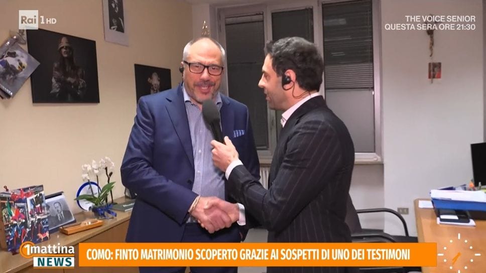 Il sindaco Sergio Zauli intervistato ieri mattina durante la trasmissione Uno Mattina News