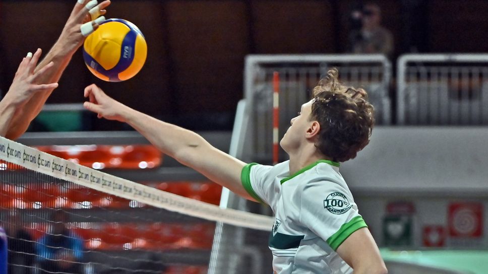 Matteo Meschiari in azione  durante l’ultima partita della Campi Reali