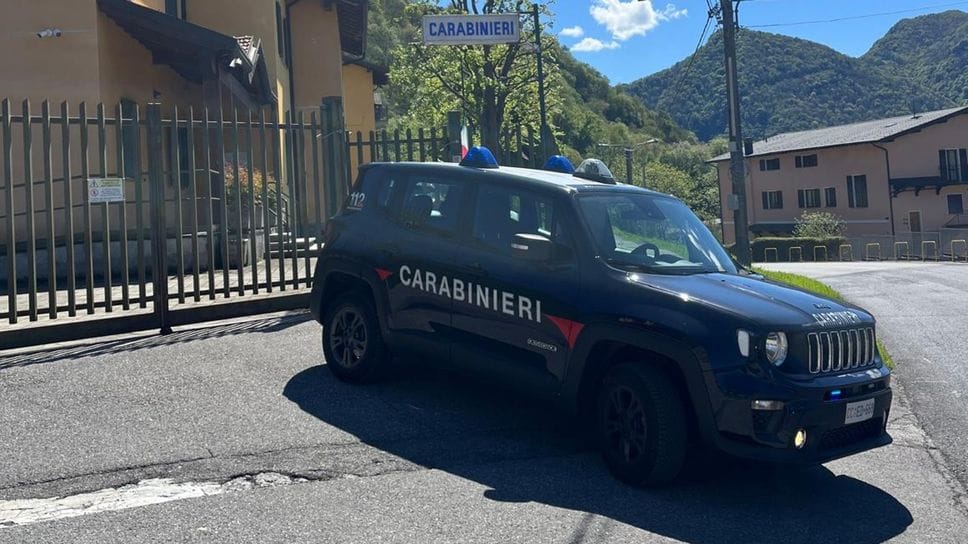 Sono intervenuti i carabinieri di Centro Valle Intelvi