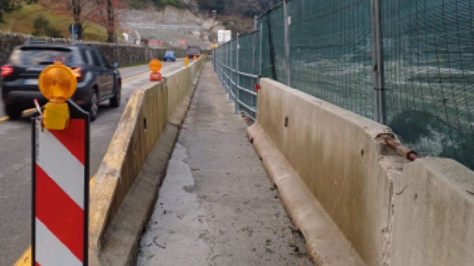 Aperto il camminamento di Griante per proteggere i pedoni