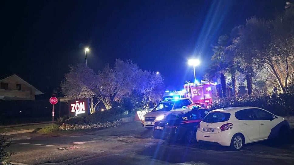 L’incendio in via Sauro