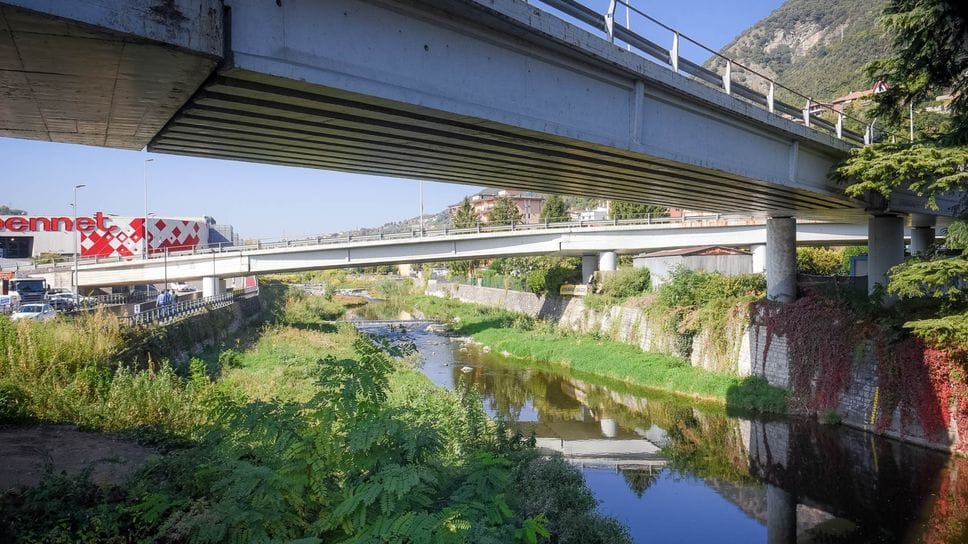 Nel torrente Breggia superati i limiti