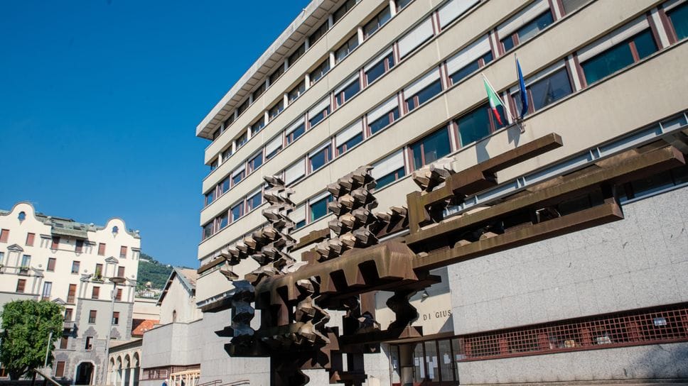 La sede del tribunale di Como