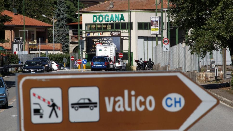 Il valico di confine del Gaggiolo