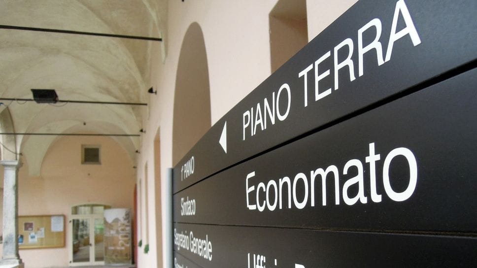 Il Municipo di Cantù, in piazza Parini