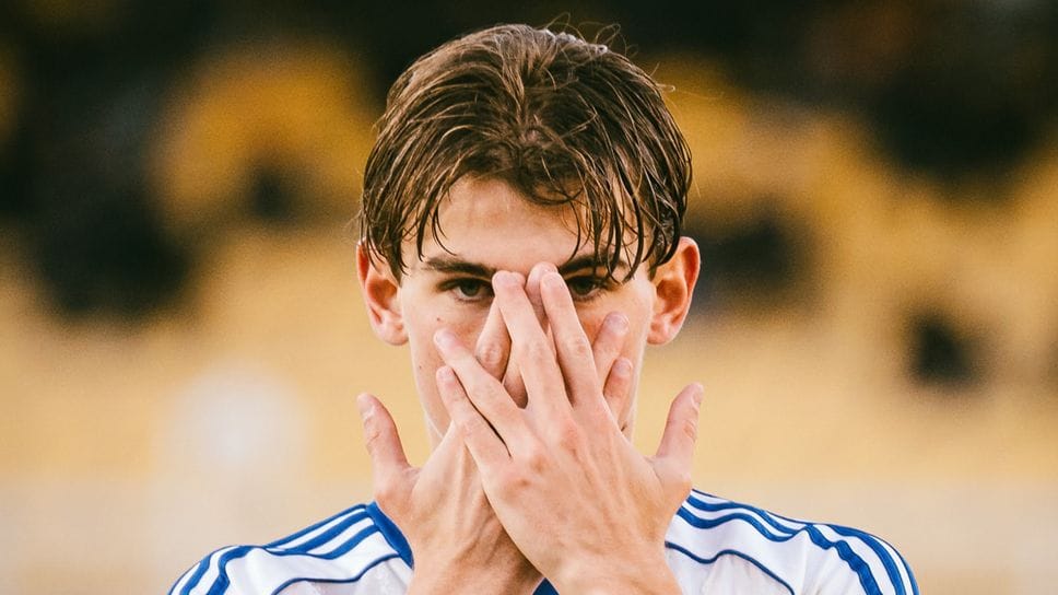 L’esultanza di Nico Paz