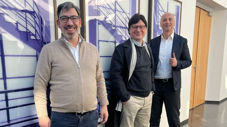 Il team: Stefano Santi, Francesco Baccaglini e Matteo Colafrancesco