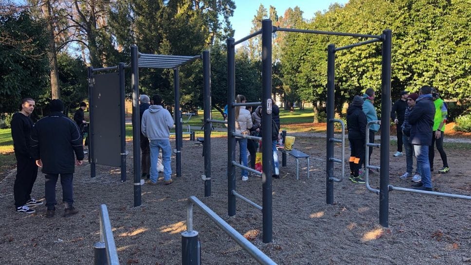 Gli attrezzi occupano circa 130 metri quadrati