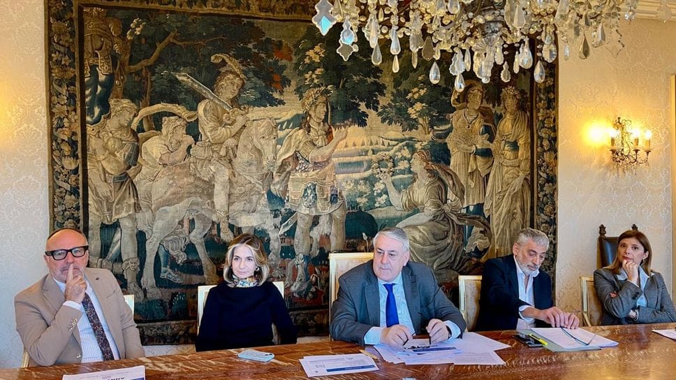 Antonella Petrocelli, Fiorenzo Bongiasca e Gianni Porta (responsabile Progettazione strade)