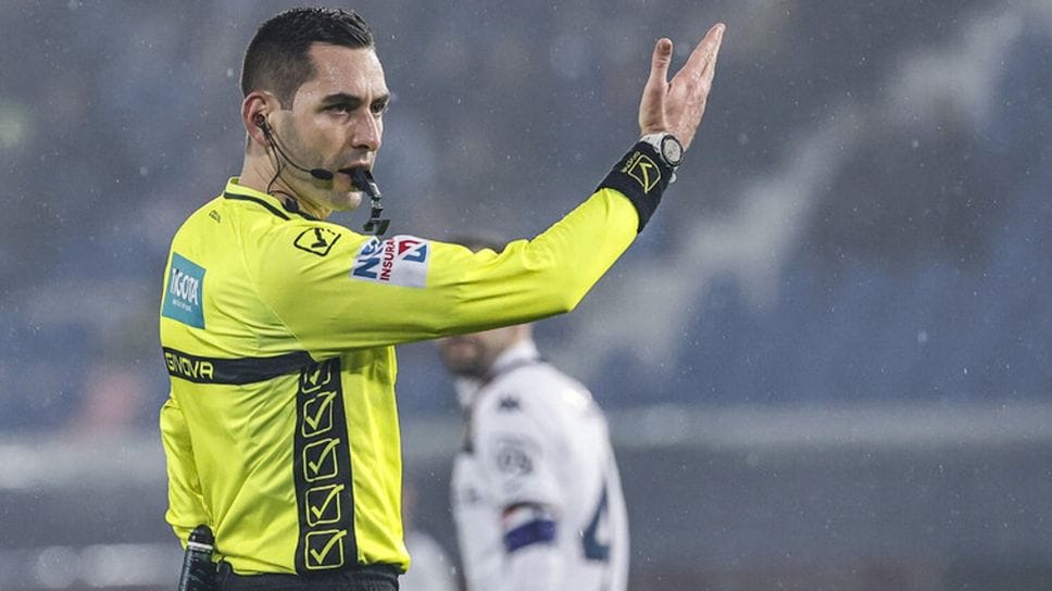 L’arbitro comasco Andrea Colombo, uno dei migliori di serie A