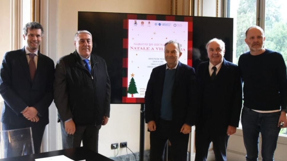 Il Natale a Villa Erba con Monti, Bongiasca, Vergani, Taiana e Rapinese