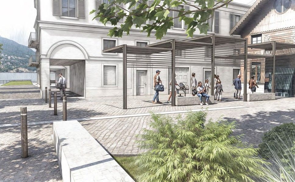 Verrà predisposta una pensilina davanti alla funicolare