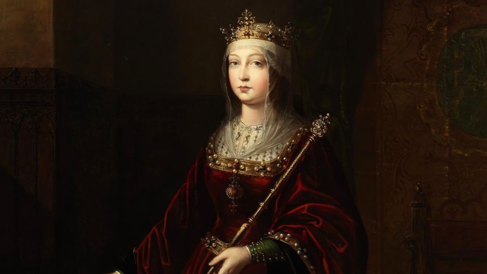 Luis De Madrazo, ritratto della regina Isabella I di Castilla (1451-1504), 1848 circa