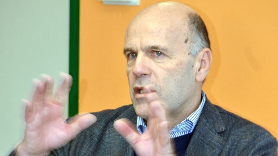 Il dottor Piero  Volpi ex giocatore del Como