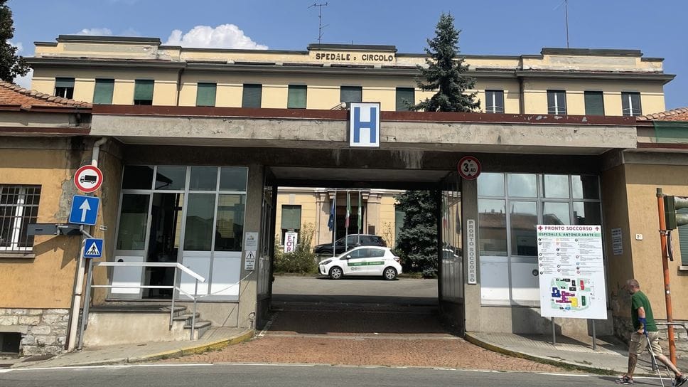 L’ingresso dell’ospedale Sant’Antonio Abate di Cantù
