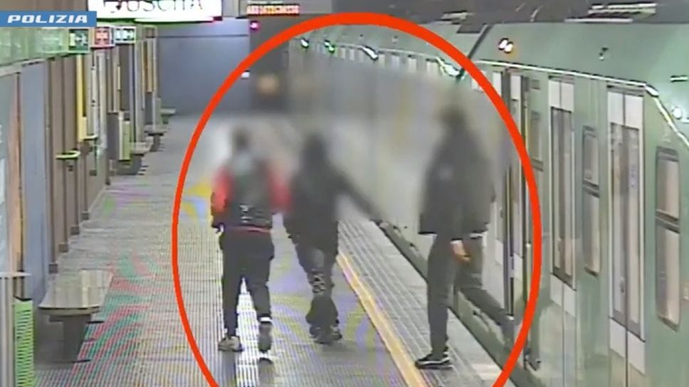 Un’immagine diffusa dalla Questura di Milano