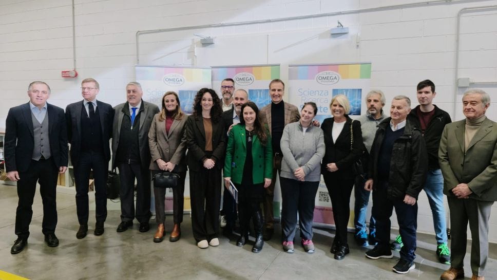 L’inaugurazione nella sede a Cantù di Omega Pharma