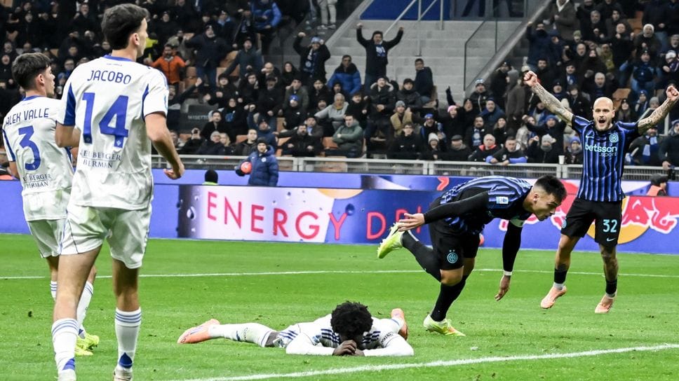 La rete di Lautaro Martinez che ha sbloccato il match