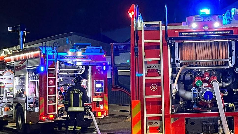 Sul posto i Vigili del fuoco (Archivio)
